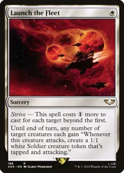MTG Launch the Fleet ** Warhammer 40,000 Commander ** English (NM) - Image 1