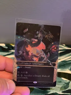 x1 Scavenger Grounds (0127) - Galaxy Foil - Borderless R MTG Edge of Eternities: - Image 1