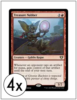 4x Treasure Nabber, Commander Masters, Magic MTG NM - Image 1