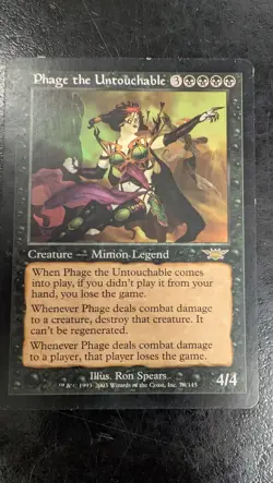 Phage the Untouchable Legions Regular Magic Card - Image 1