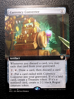 MTG Borderless Commander: Streets of New Capenna NCC Currency Converter MINT - Image 1