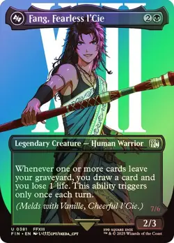 Fang, Fearless l'Cie Foil Showcase Final Fantasy MTG NM - Image 1