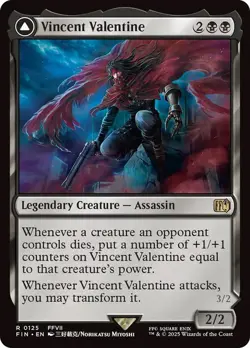 Vincent Valentine Final Fantasy MTG NM - Image 1