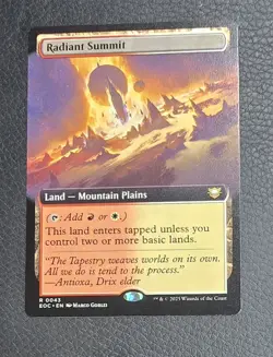 Radiant Summit (Extended Art) Commander: Edge of Eternities Regular MTG NM - Image 1