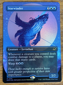 MTG Edge of Eternities, Starwinder - Borderless Foil - Image 1