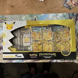 Pokemon TCG Celebrations Pikachu V Union Premium Playmat Collection SEALED new - Image 1