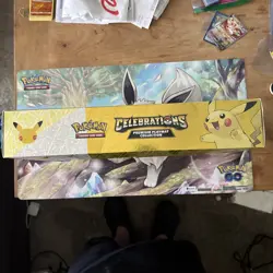 Pokemon TCG Celebrations Pikachu V Union Premium Playmat Collection SEALED new - Image 2