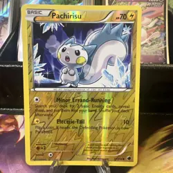 Pokemon Black White Plasma Freeze Pachirisu 37/116 Reverse Holo Card TCG - Image 1
