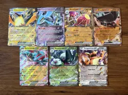 7-Card Lot EX Scarlet & Violet Era English & Japanese Pokemon Cards - NM - Image 1