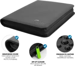 Elegant Faux Leather Trading Card Binder, 252 Pages for Ultimate Protection - Image 5