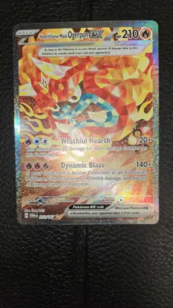 ALT ART Hearthflame Mask Ogerpon SIR ex 212/167 Twilight Masquerade Holo Pokemon - Image 1