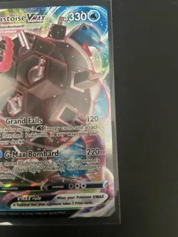 Pokemon TCG Sword & Shield Blastoise VMAX SWSH103 Promo Full Art Holo Card NM - Image 5