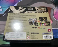 Pokemon TCG Shining Legends Elite Trainer Box (ETB) FACTORY SEALED - Image 2