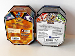Pokemon Trading Cards Game Empty Tins NO CARDS storage Containers Collector Tins - Image 2