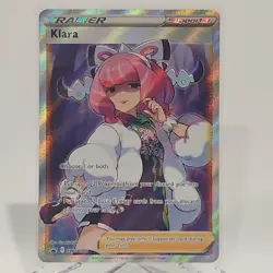 Klara Full Art Trainer Promo SWSH302 Sword & Shield Black Star Pokemon Card - Image 1