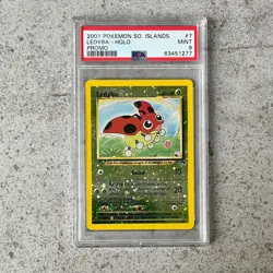PSA 9 LEDYBA #7 holo - Southern Islands 2001 WOTC Pokemon Promo - Image 1