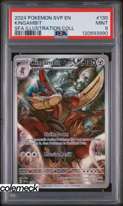 PSA 9 Mint Kingambit Black Star Promo #130 Pokemon 2024 SVP Shrouded Fable - Image 1