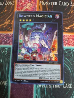 Yu-Gi-Oh! Downerd Magician MP14-EN225 Secret Rare 1st Edition Near Mint - Image 1