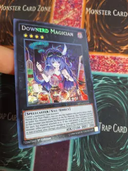 Yu-Gi-Oh! Downerd Magician MP14-EN225 Secret Rare 1st Edition Near Mint - Image 2