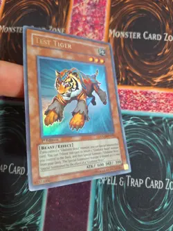 Yu-Gi-Oh! Test Tiger GLAS-EN082 Ultra Rare 1st Edition LP/MP - Image 2