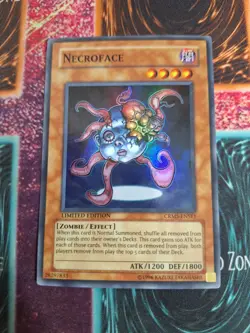 Yu-Gi-Oh! Necroface CRMS-ENSE1 Super Rare Limited Near Mint - Image 1