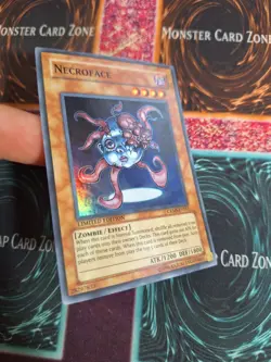 Yu-Gi-Oh! Necroface CRMS-ENSE1 Super Rare Limited Near Mint - Image 2