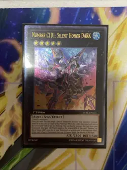 LP Number C101: Silent Honor Dark Yu-Gi-Oh! UTR 1st Ed - Image 1