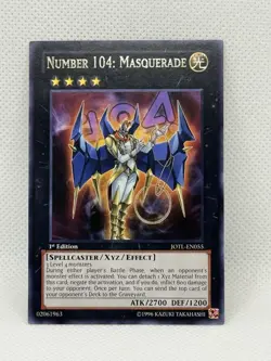 Yugioh! Number 104: Masquerade - JOTL-EN055 - Judgment Of The Light - Rare - NM - Image 1