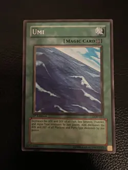 Umi LOB-050 1st Edition YuGiOh Near Mint Never Played With Legend Of Blue Eyes - Image 1