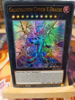 Galaxieaugen-Cipher-X-Drache GFTP-DE011 Ultra Rare Deutsch NM YUGIOH - Image 1