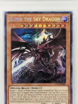 Yu-Gi-Oh Slifer The Sky Dragon Gold Sarcophagus Tin PSA 10 GEM 2019 TN19-EN008 - Image 2