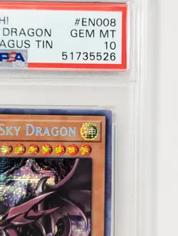Yu-Gi-Oh Slifer The Sky Dragon Gold Sarcophagus Tin PSA 10 GEM 2019 TN19-EN008 - Image 4