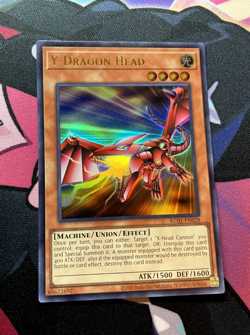 YUGIOH Y-Dragon Head KC01-EN028 Kaiba Briefcase ULTRA RARE Near Mint - Image 1
