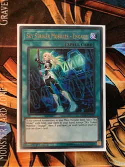 MP19-EN260 Sky Striker Mobilize - Engage! Ultra Rare 1st Edition NM Yugioh Card - Image 1