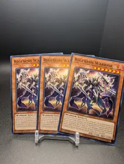 3x Regenesis Warrior 1st Edition Common ALIN-EN013 Yu-Gi-Oh! - Image 1
