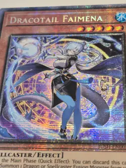 Dracotail Faimena 1st Edition Starlight Rare JUSH-EN002 Yu-Gi-Oh! - Image 1