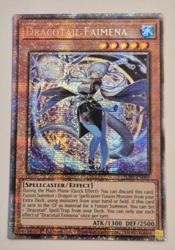 Dracotail Faimena 1st Edition Starlight Rare JUSH-EN002 Yu-Gi-Oh! - Image 2
