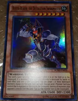 Buster Blader, the Destruction Swordmaster BOSH-EN018 Ultra Rare NM Unlimited Ed - Image 2