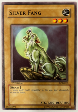 Yugioh LOB-107 Flower Wolf 1st Ed. Vintage Original Mint out of Pack + Monsters - Image 4