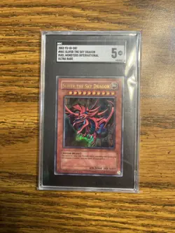 2003 Yu-Gi-Oh GBI-001 Slifer the Sky Dragon Duel Monsters Ultra Rare SGC5 - Image 1