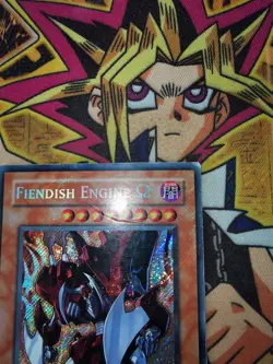 Fiendish Engine Omega tdgs-en095 Unltd Ed (HP) Secret Rare Yu-Gi-Oh! - Image 3