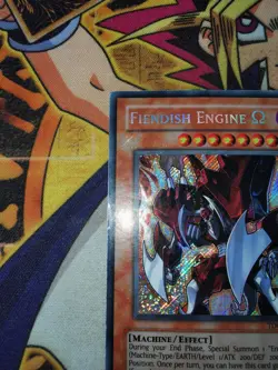 Fiendish Engine Omega tdgs-en095 Unltd Ed (HP) Secret Rare Yu-Gi-Oh! - Image 5