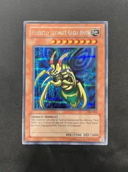 Perfectly Ultimate Great Moth TSC-001 Yu-Gi-Oh! Holographic card - Image 1