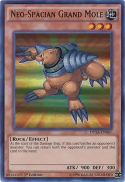 Yugioh! LP Neo-Spacian Grand Mole - DUSA-EN061 - Ultra Rare - 1st Edition Lightl - Image 1