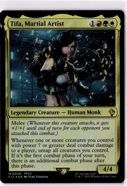 Tifa, Martial Artist NM/M* FOIL Final Fantasy ENGLISH 0006 mtg -UnltdCards - Image 1