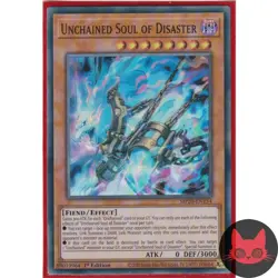 Yugioh Unchained Soul of Disaster MP20-EN154 Super Rare 1st Edition NM - Image 1