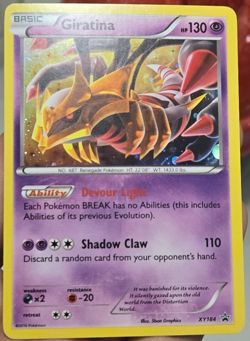 Giratina - XY184 XY Promo Pokemon TCG - Holo Rare - MP to LP - Image 1