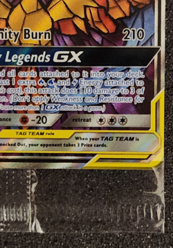 2019 Pokemon Hidden Fates Moltres Zapdos Articuno GX Stained Glass SM210 Sealed - Image 4