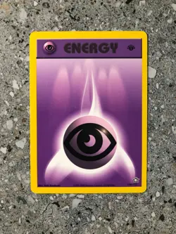 Pokemon TCG Cards 1st Edition Psychic Energy 110/111 Neo Genesis LP - Image 1