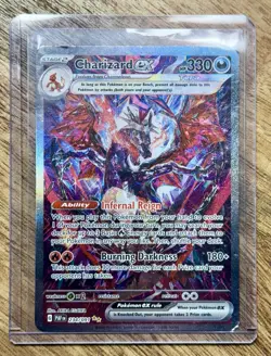 Pokemon TCG Charizard EX Paldean Fates Holo Card 234/091 - Image 5